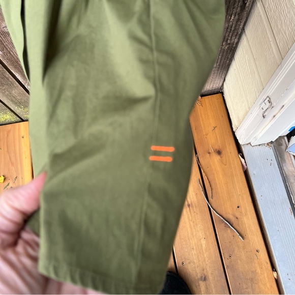 Noble 31 Sleeveless Cotton Blend Button Down Top in Khaki Olive Sz S - Picture 7 of 13